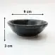 #HN7258-BK; Ceramic sauce dish 9cm BK