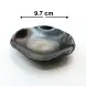 #HN7272-BK; Ceramic sauce dish 9.7cm BK  