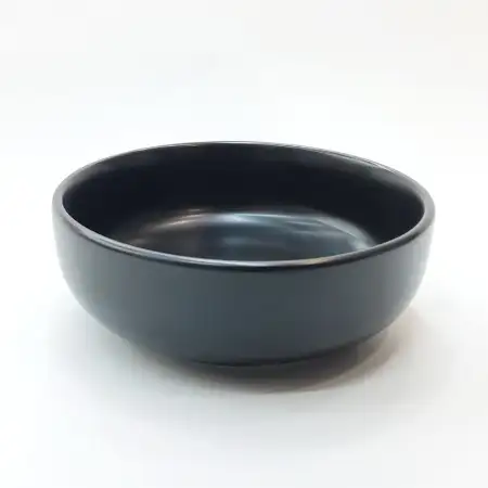 #HN7333-BK; Ceramic sauce dish 11cm BK  ..