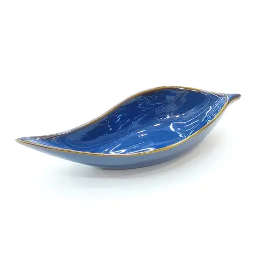 #HN7517; Ceramic sauce dish 15.6cm  