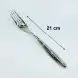 #HP0159; Stainless steel table fork