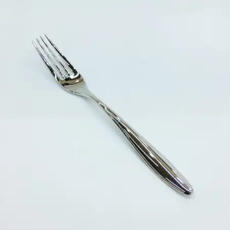 #HP0180; Stainless steel dessert fork..