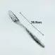 #HP0180; Stainless steel dessert fork