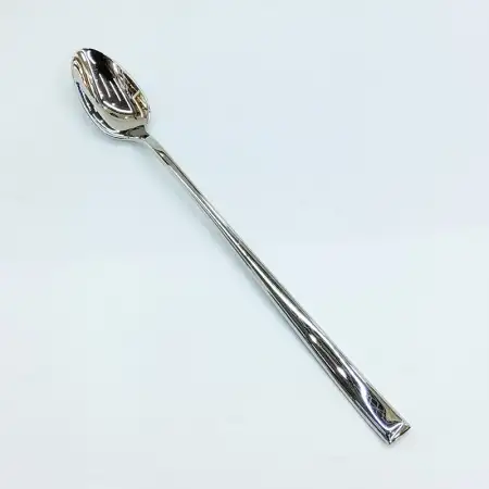 #HQ0326; Stainless steel ice tea spoon..