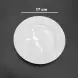 #HT2030; Ceramic round plate 6.75 inches