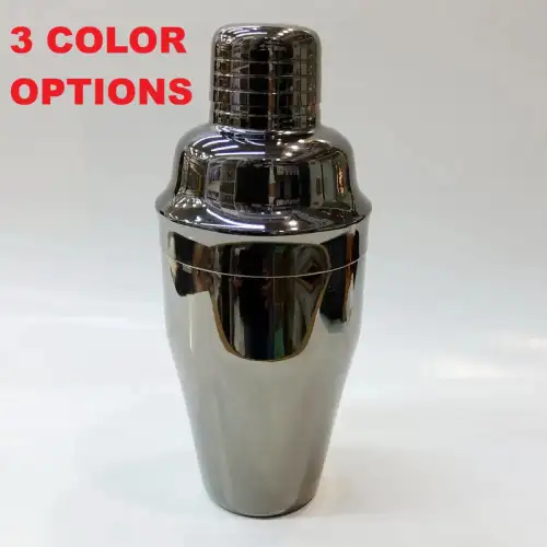 #JCS001-500; Stainless steel cocktail shaker 500ml