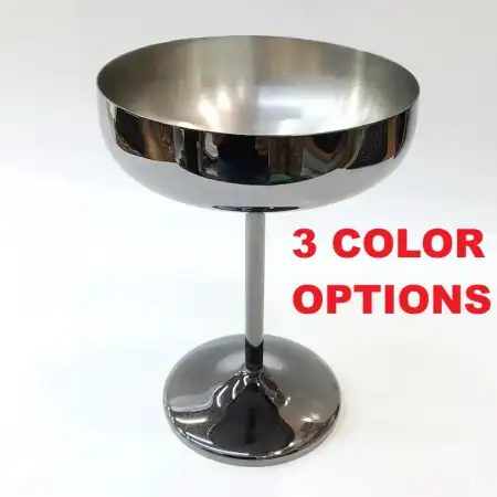 #JDM034S; Stainless steel wine martini g..
