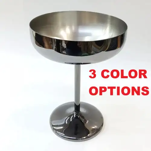 #JDM034S; Stainless steel wine martini glass 300ml