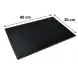 #JQ0800;  Silicone bar mat 30x60cm BK