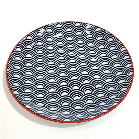 #JT6773-YL;  Ceramic plate 6 inch #YL..
