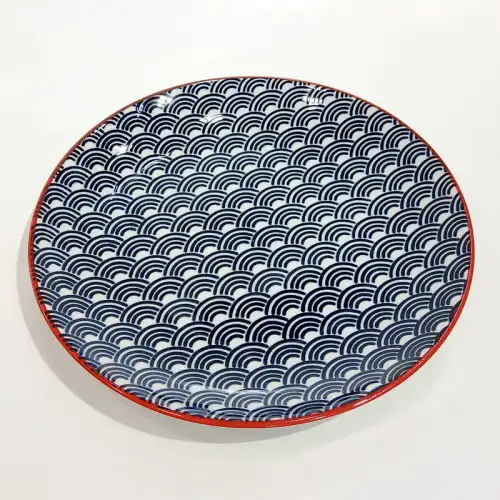 #JT6803-YL; Ceramic plate 8 inch #YL