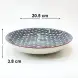 #JT6926-YL; Ceramic plate 8 inch #YL 