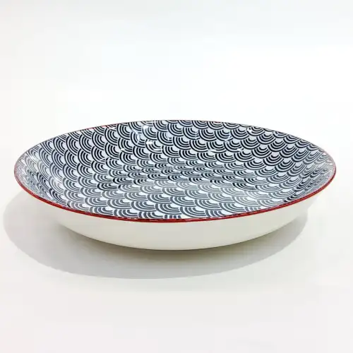 #JT6926-YL; Ceramic plate 8 inch #YL 