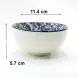 #JT6957-LH;  Ceramic bowl 4.5 inch #LH
