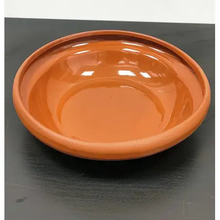 #JX18CU090;  Terra-cotta salad bowl 7.5..