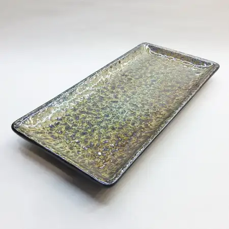 #KA4784; Ceramic rectangular plate 12.25..