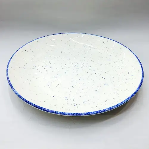 #KH6825-P; Ceramic 12 inches round plate