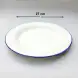 #KH6863; Ceramic deep plate 27cm