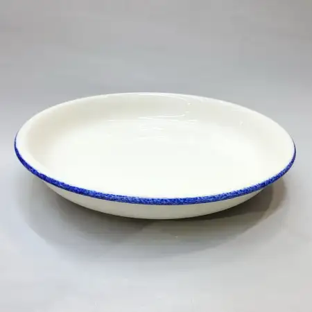 #KH6887; Ceramic 10 inches round deep pl..