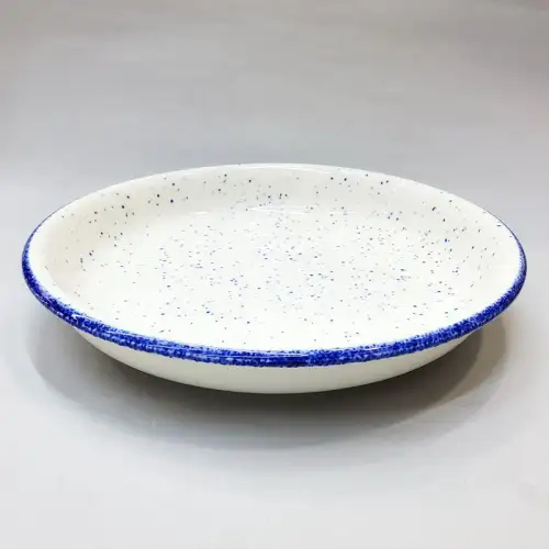 #KH6887-P; Ceramic 10 inches round deep plate