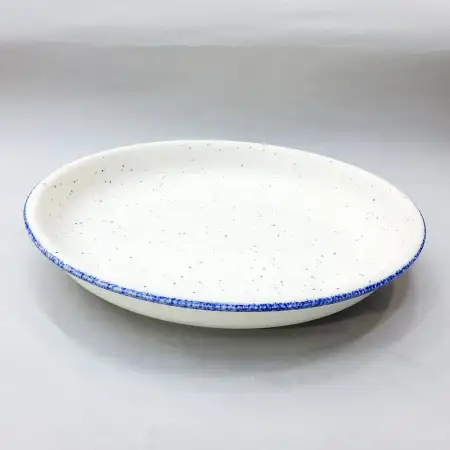 #KH6894-P; Ceramic deep plate 11.5 inche..
