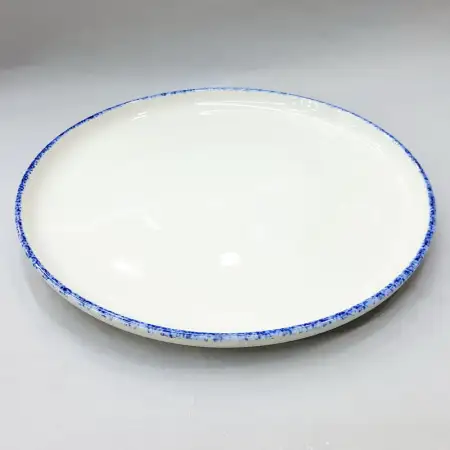#KH6924; Ceramic 11.5 inches round plate..