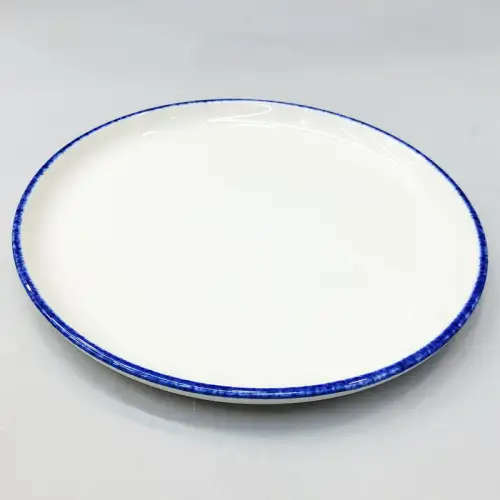 #KH6931; Ceramic 12.5 inches round plate