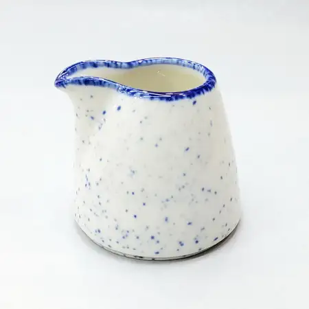 #KH7068-P; Ceramic cream pot 85ml..