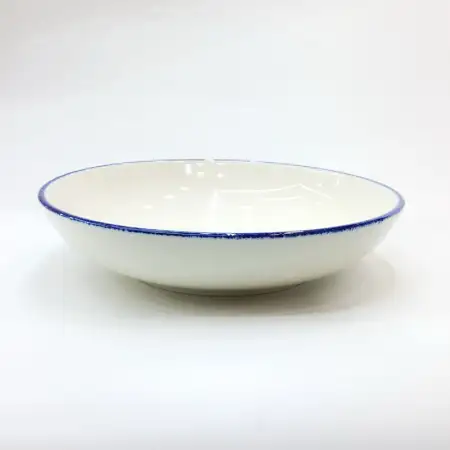 #KH7075; Ceramic 9 inches deep plate..