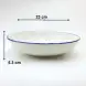 #KH7075-P; Ceramic 9 inches deep plate