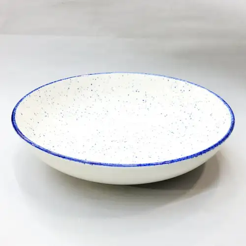 #KH7082-P; Ceramic 10.75 inches deep plate