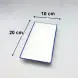 #KH7136; Ceramic rectangular plate 8 inches