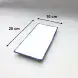 #KH7136-P; Ceramic rectangular plate 8 inches