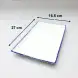 #KH7143; Ceramic rectangular plate 10.5 inches