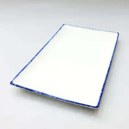 #KH7143; Ceramic rectangular plate 10.5 ..