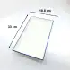 #KH7150; Ceramic rectangular plate 13 inches