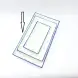 #KH7150; Ceramic rectangular plate 13 inches
