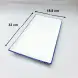 #KH7150-P; Ceramic rectangular plate 13 inches