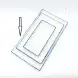 #KH7150-P; Ceramic rectangular plate 13 inches