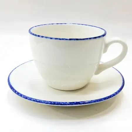 #KHE250; Ceramic coffee cup with saucer ..