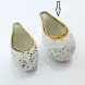 #KK1234-WT; Ceramic cream pot 4 inches