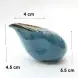 #KK1241-BL; Ceramic cream pot 3.25 inches
