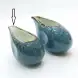 #KK1241-BL; Ceramic cream pot 3.25 inches