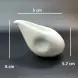 #KK1241-CW; Ceramic cream pot 3.25 inches