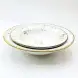 #KK1258-WT; Ceramic deep plate 7.5 inches
