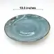 #KK1289-BL; Ceramic round plate 10.5 inches