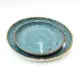 #KK1319-BL; Ceramic round plate 8 inches