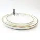 #KK1302-WT; Ceramic round plate 10.75 inches #KK1302-WT; Ceramic round plate 10.75 inches