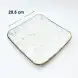 #KK1333-WT; Ceramic square plate 26x26cm #KK1333-WT; Ceramic square plate 26x26cm