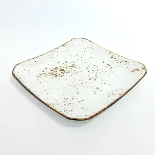 #KK1333-WT; Ceramic square plate 26x26cm #KK1333-WT; Ceramic square plate 26x26cm